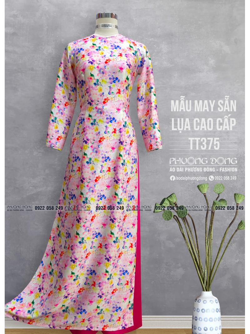 Áo Dài Truyền Thống Lụa Cao Cấp TT375